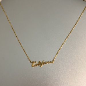 ‘California’ Gold Necklace